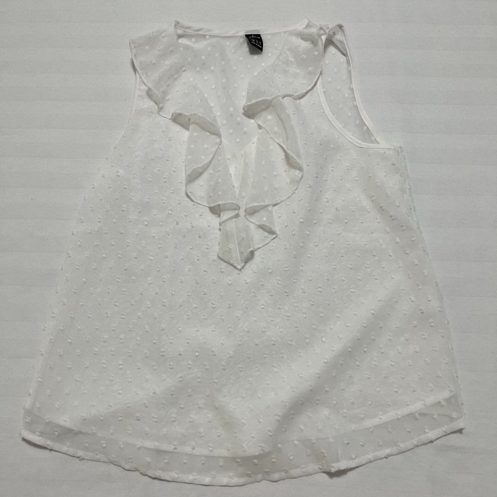 SHEIN white sleeveless Top Size XS
